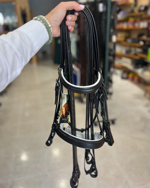 CABEZADA TRABAJO ISABELL WERTH NEGRO COB  CON REINDAS